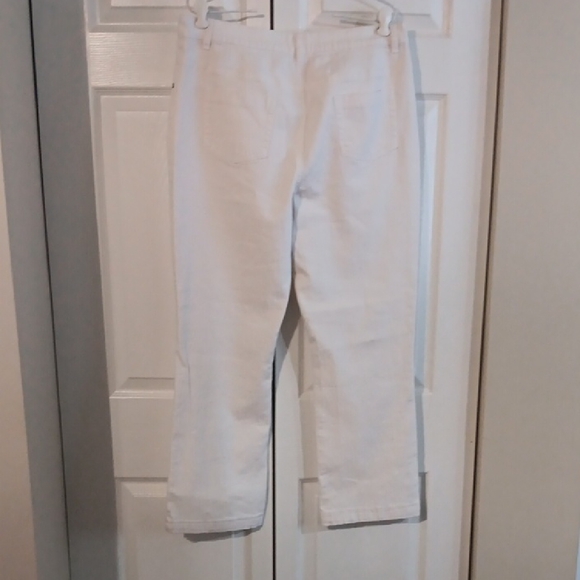 Women's White Jeans - Picture 2 of 2
